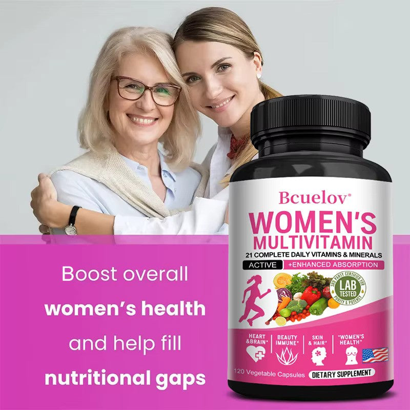 Skin hair nail support vitamins