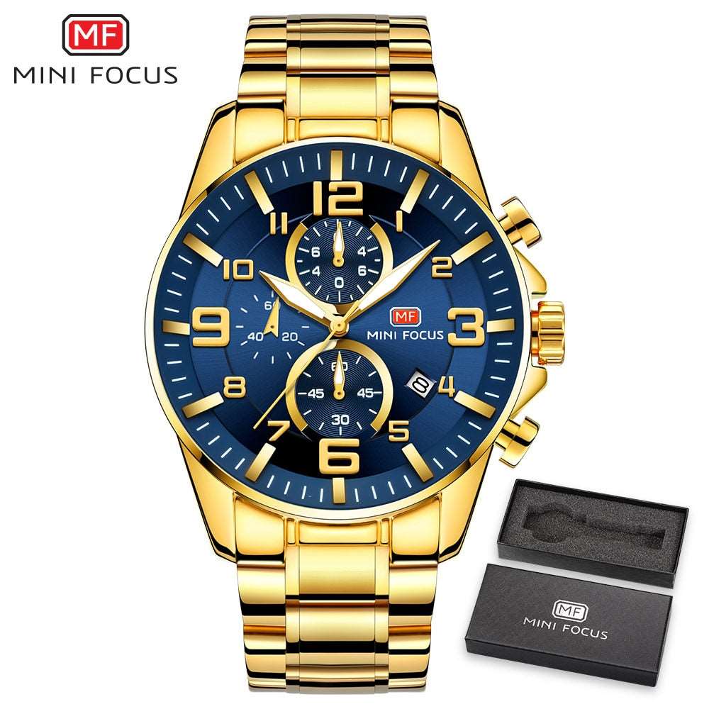 High-end men’s gold watch - Mag & Doudy