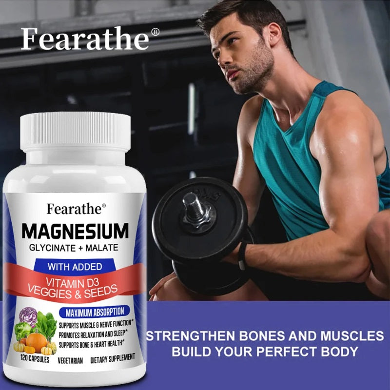 magnesium malate and glycinate supplement