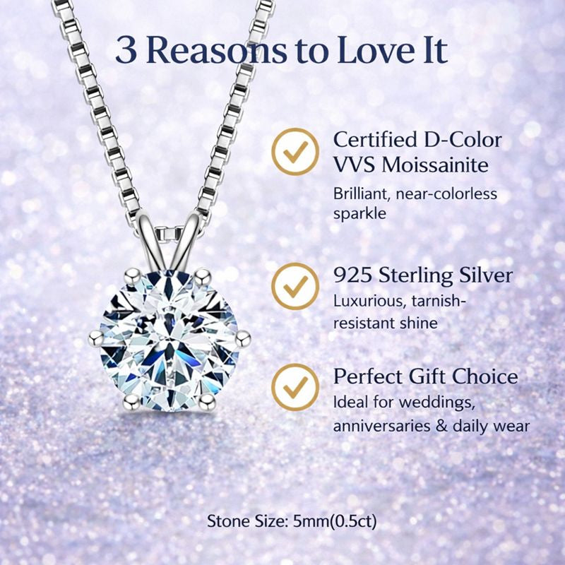 Elegant Women’s Silver Pendant