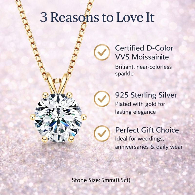 Moissanite Bridal Necklace