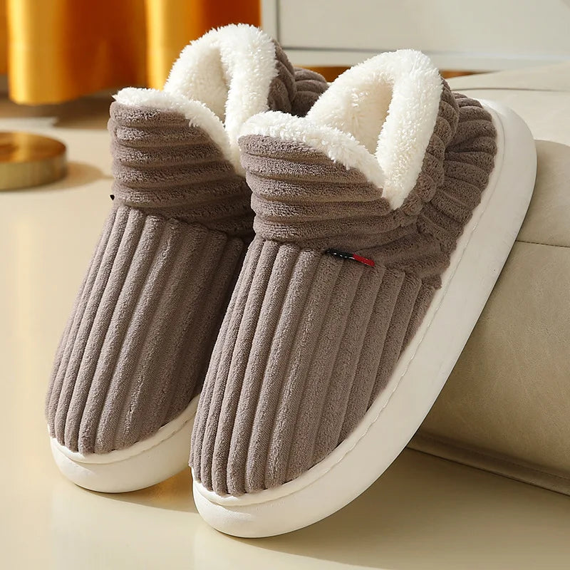 Indoor furry comfort shoes