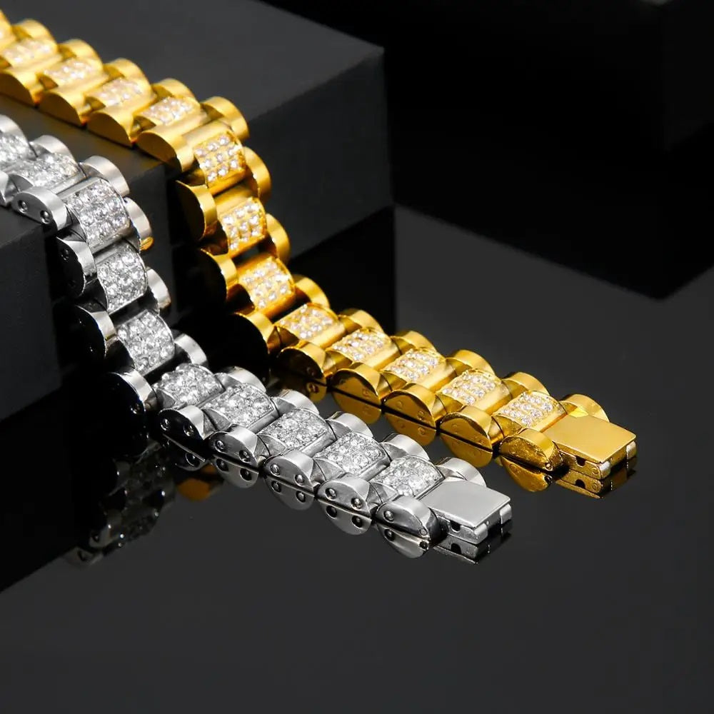adjustable zirconia bracelet