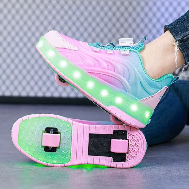 LED wheels sneakers