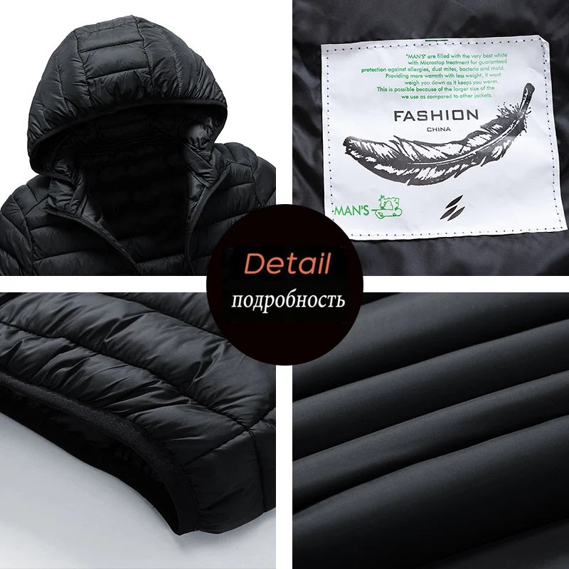 snowproof men’s coat