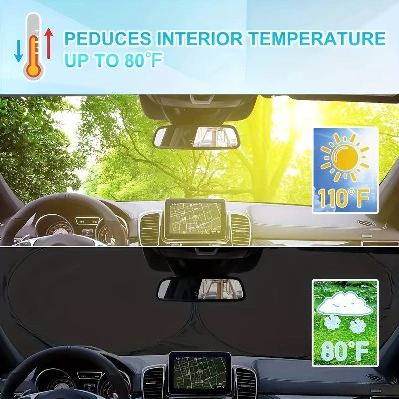 foldable sun visor cover