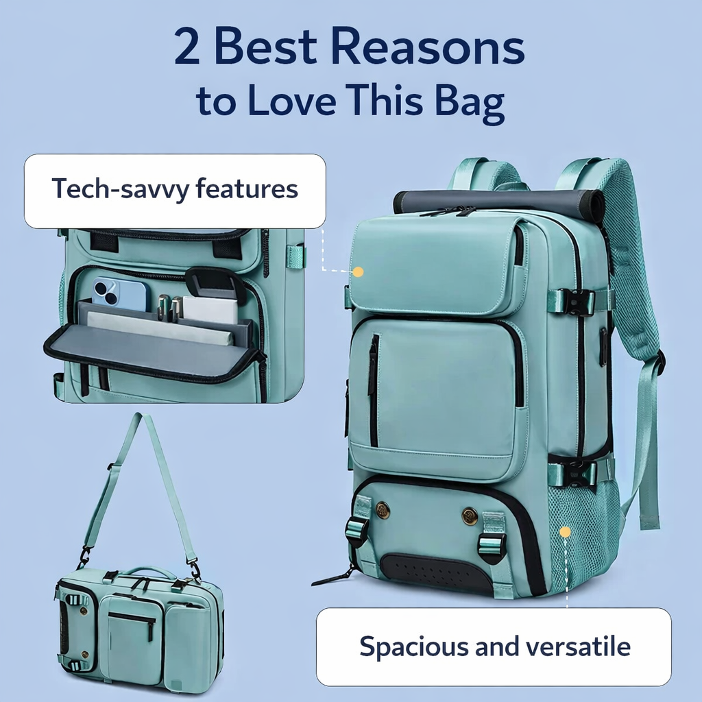 VoyagePro TravelTech backpack