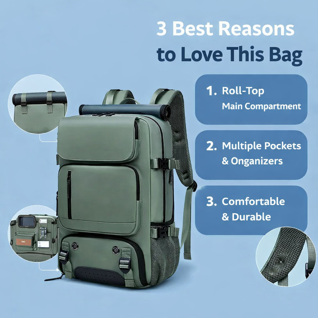 Smart travel backpack