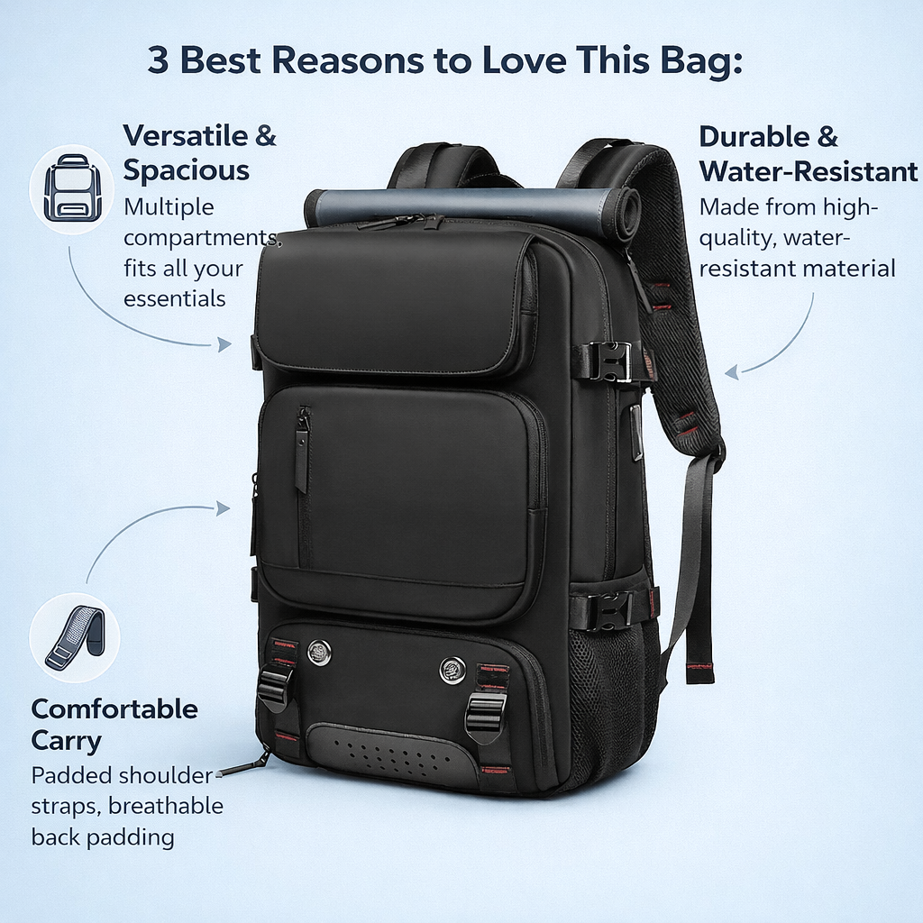 Men's and women's travel backpack