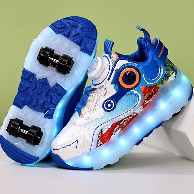 glowing skate shoes for children