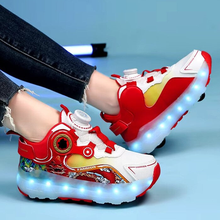 5. USB rechargeable LED shoes