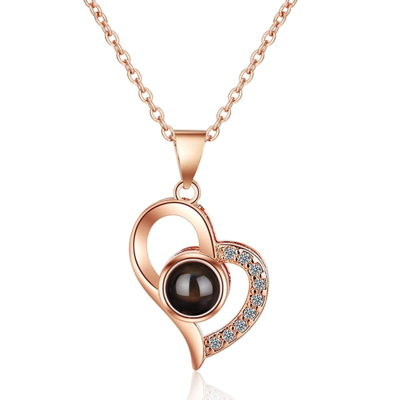 Love Necklace in 100 languages - Mag & Doudy