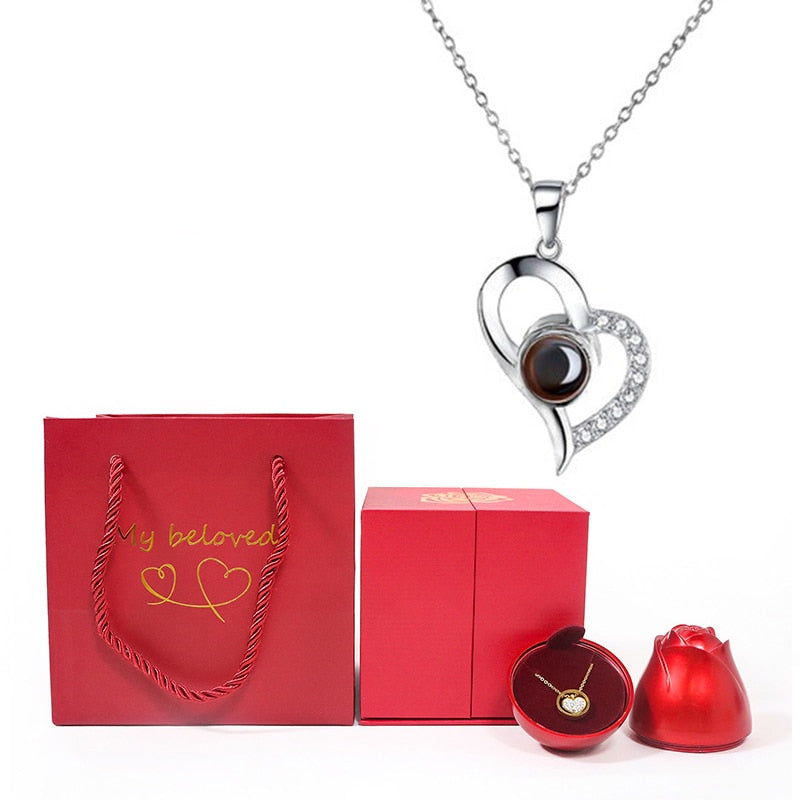 Love Necklace in 100 languages - Mag & Doudy