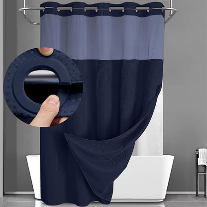 SnapSpa™ No Hook Shower Curtain - Mag & Doudy