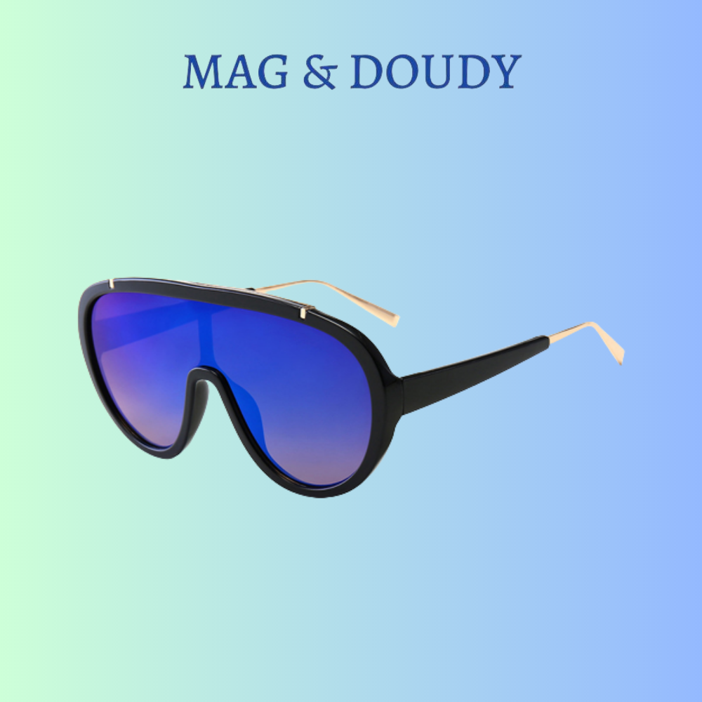 One Piece Oversized Sunglasses - Mag & Doudy