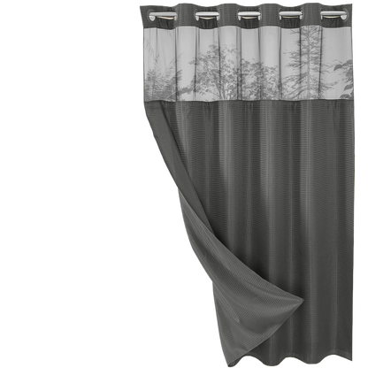 SnapSpa™ No Hook Shower Curtain - Mag & Doudy