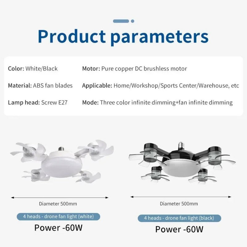 AeroGlow™ Ceiling Fan Light - Mag & Doudy