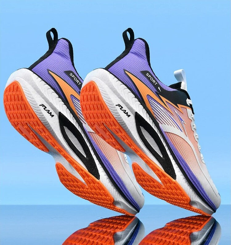 shock-absorbing sole shoes