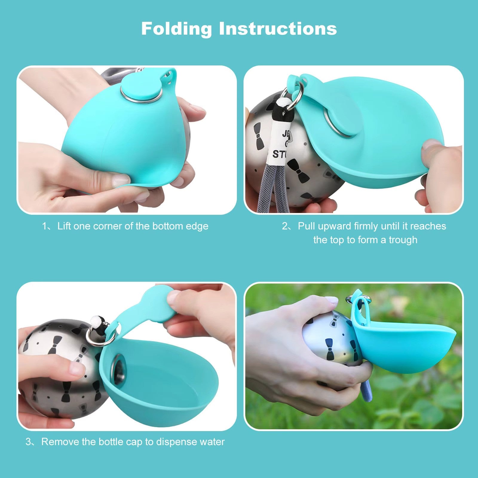 leak proof dog water bottle
