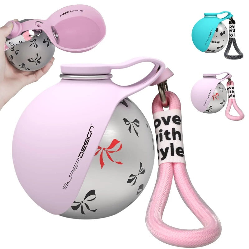 travel friendly dog water bottle for walks and road trips