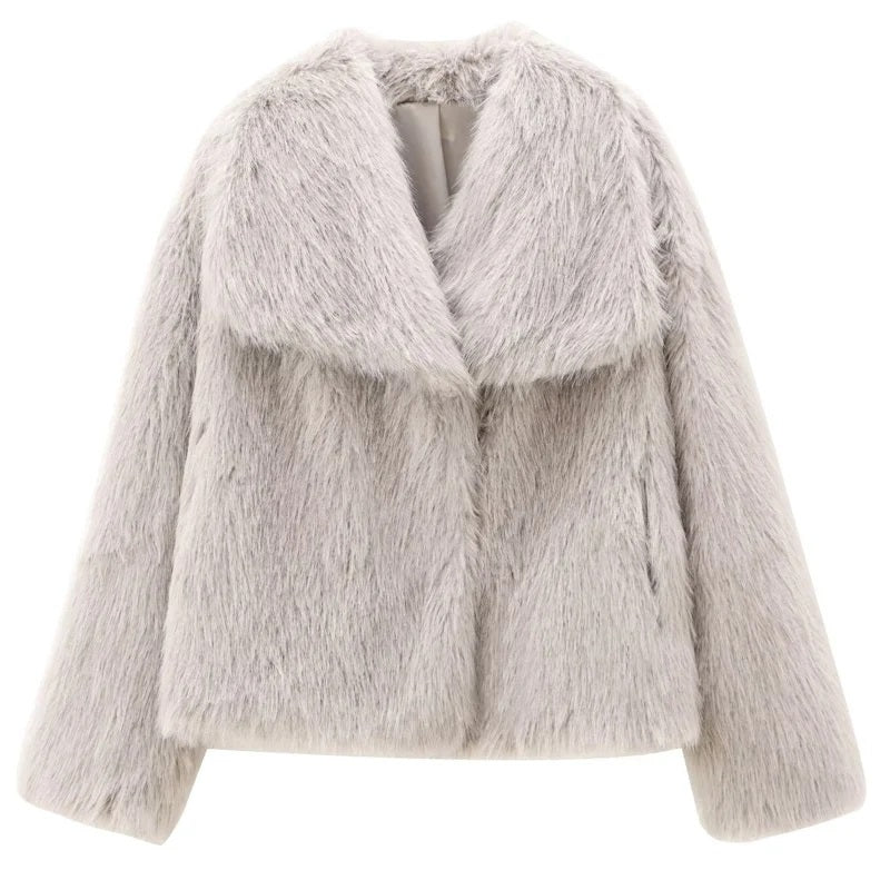Burgundy LuxeFur Bomber jacket