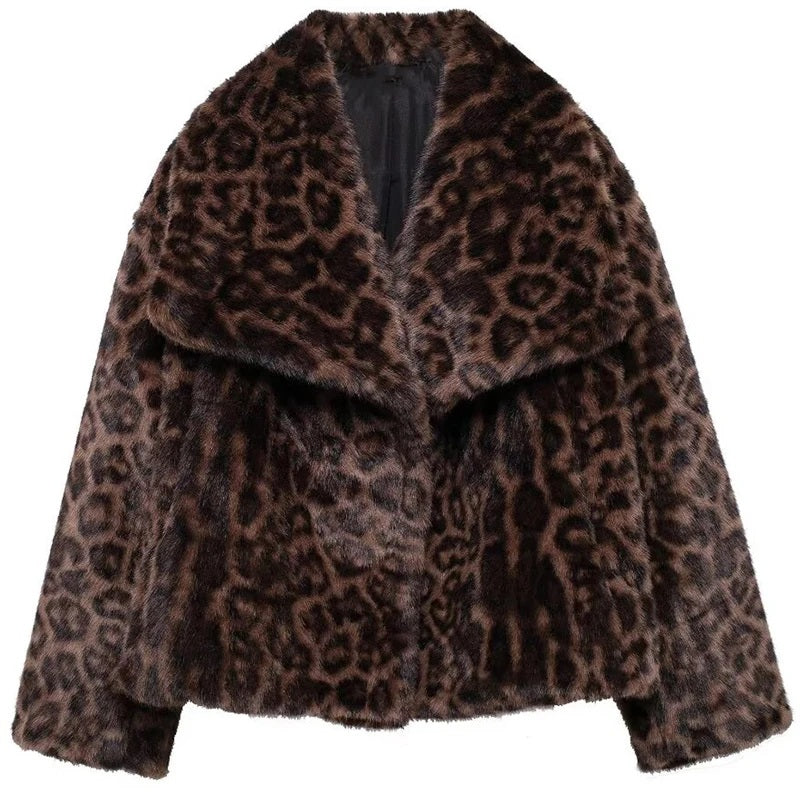 luxury plush winter jacket women