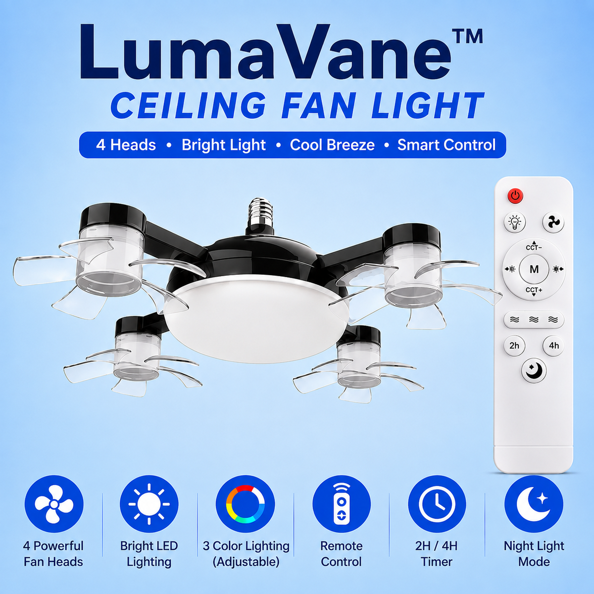 LumaVane™ Ceiling Fan Light