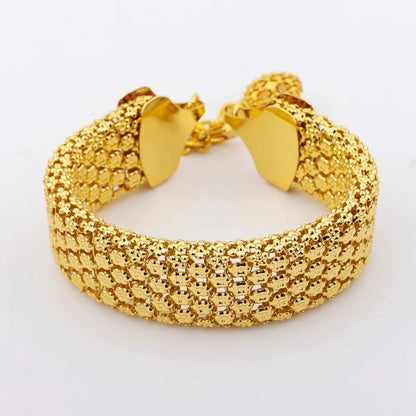 Bold necklace and earrings