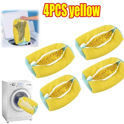 Microfiber Shoe Cleaning Bag with Zipper