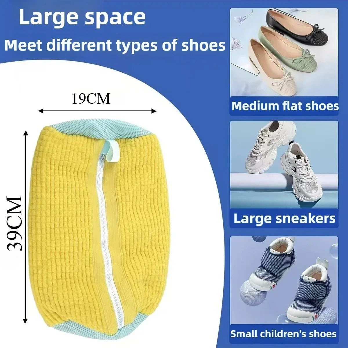 Soft Microfiber Shoe Protection Bag