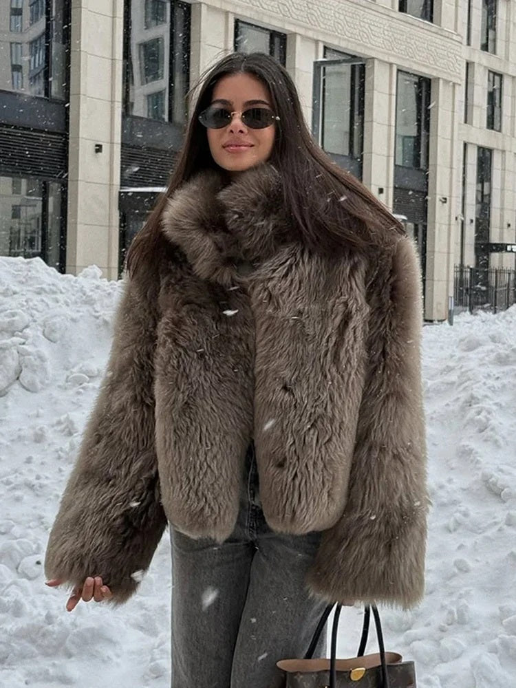 winter statement coat for women