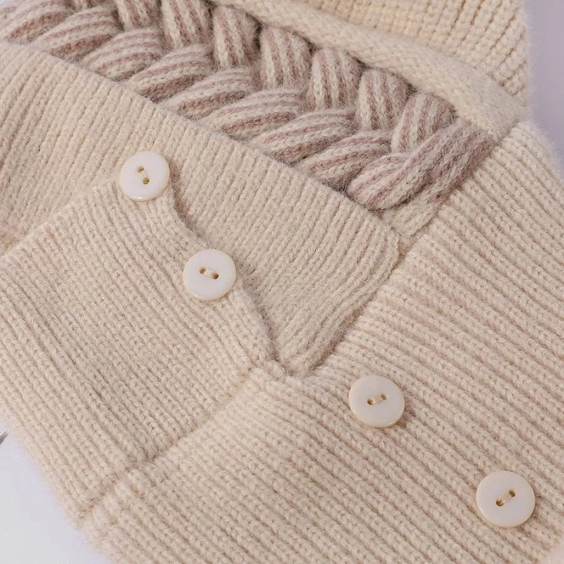 Thermal winter hat for women