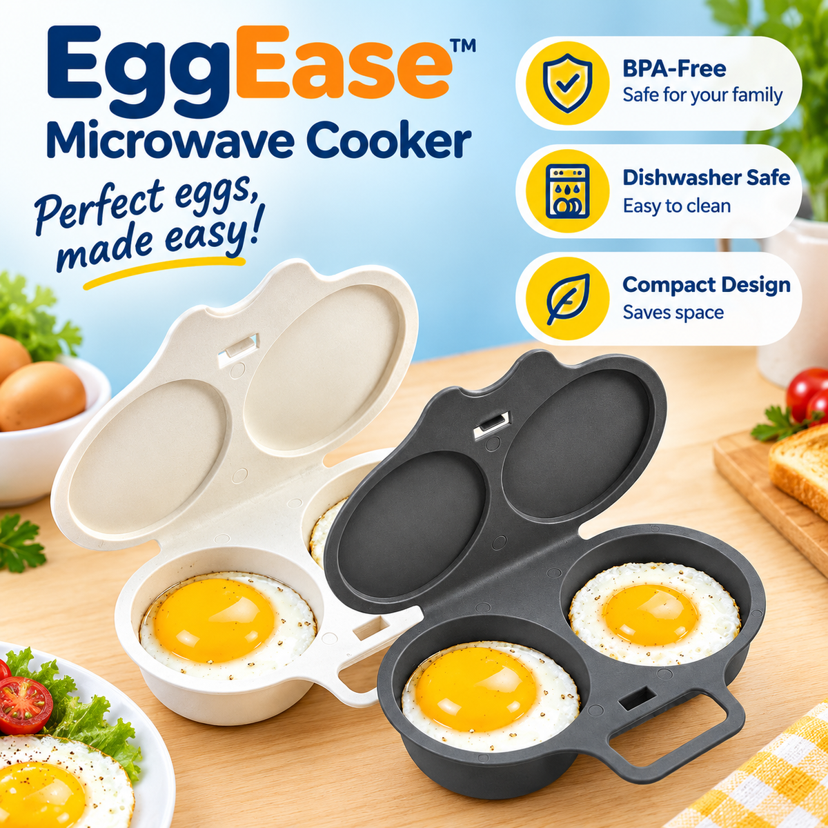 Quick breakfast egg maker