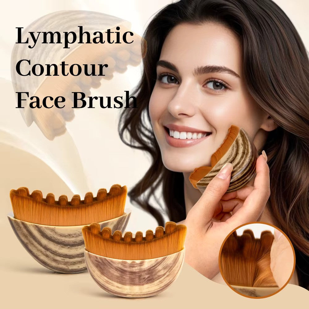 contour face massage brush