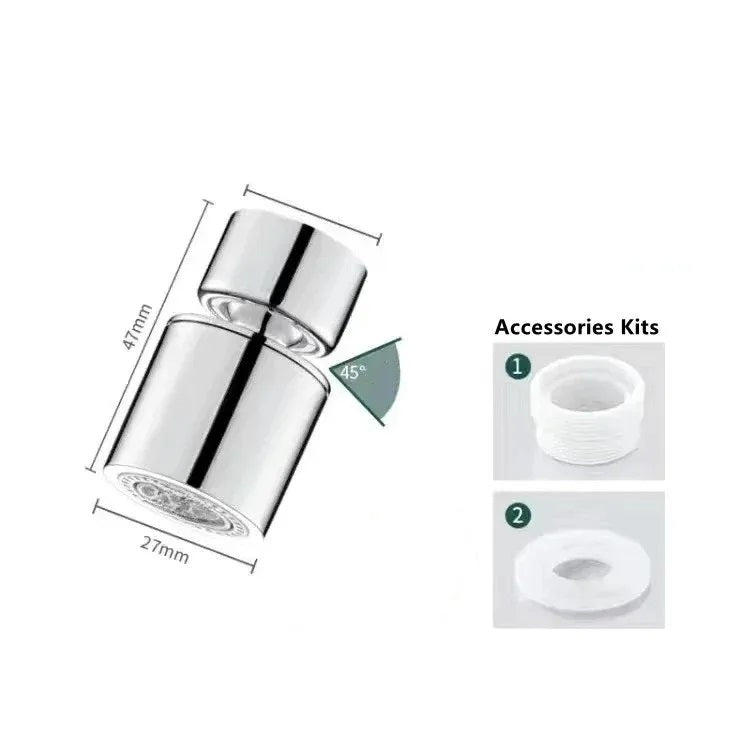 rotating sink tap aerator