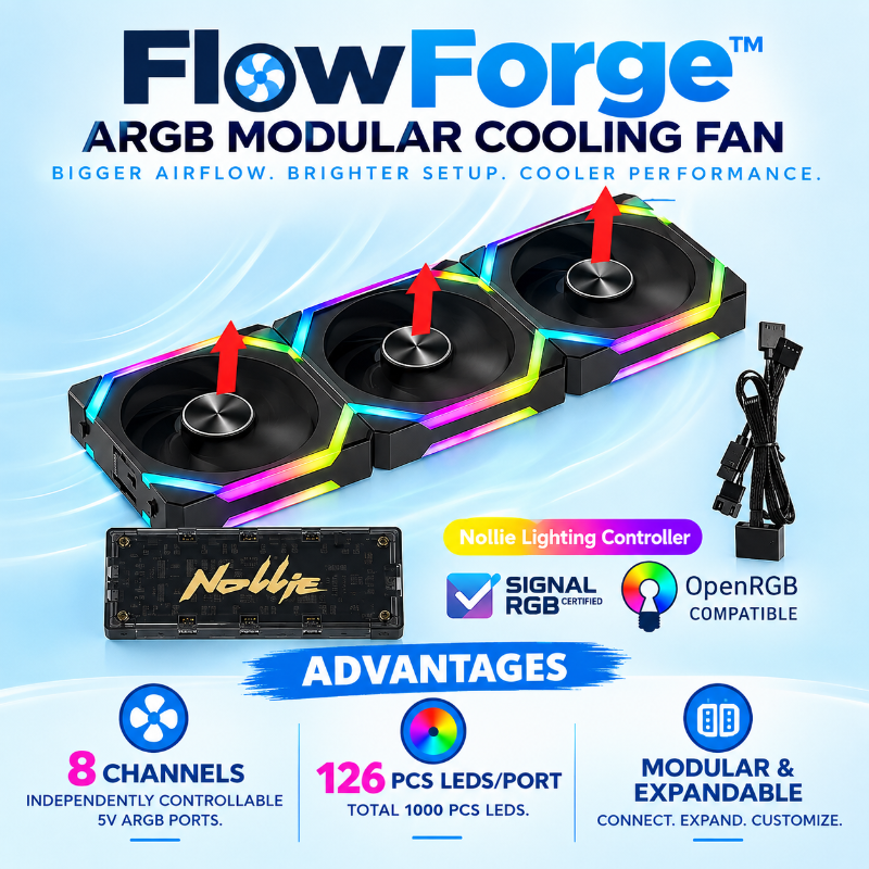 FlowForge cooling fan