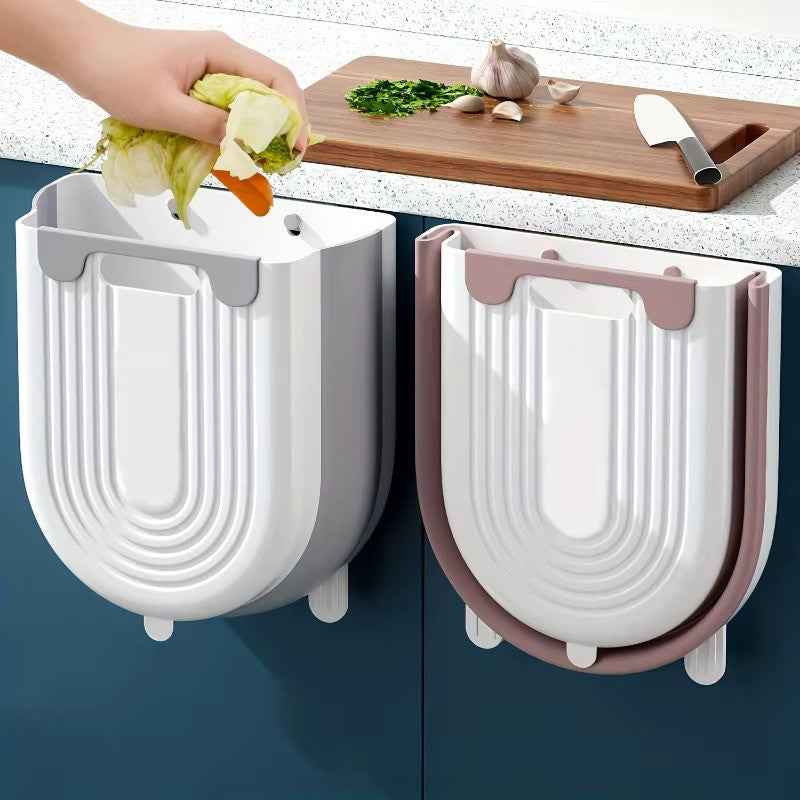 FoldBin™ Hanging Kitchen Trash Can