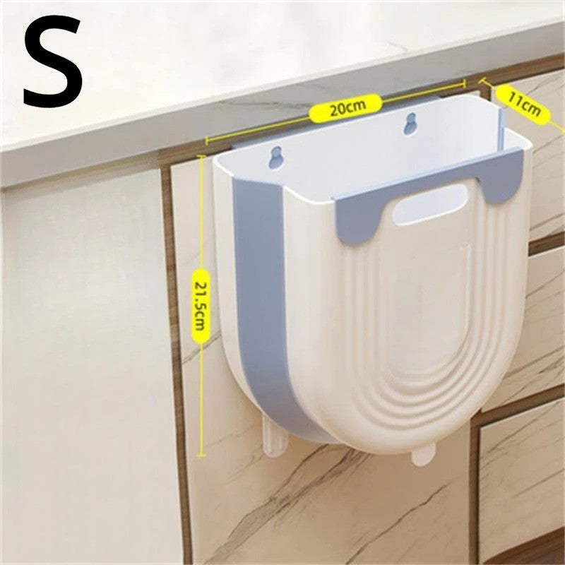 FoldBin™ Hanging Kitchen Trash Can - Mag & Doudy