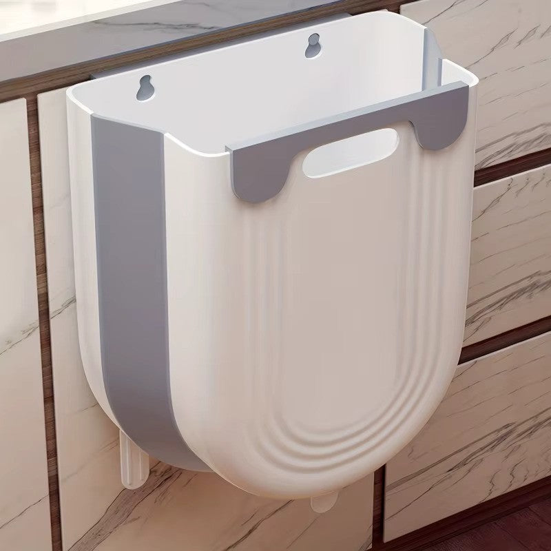 FoldBin™ Hanging Kitchen Trash Can - Mag & Doudy