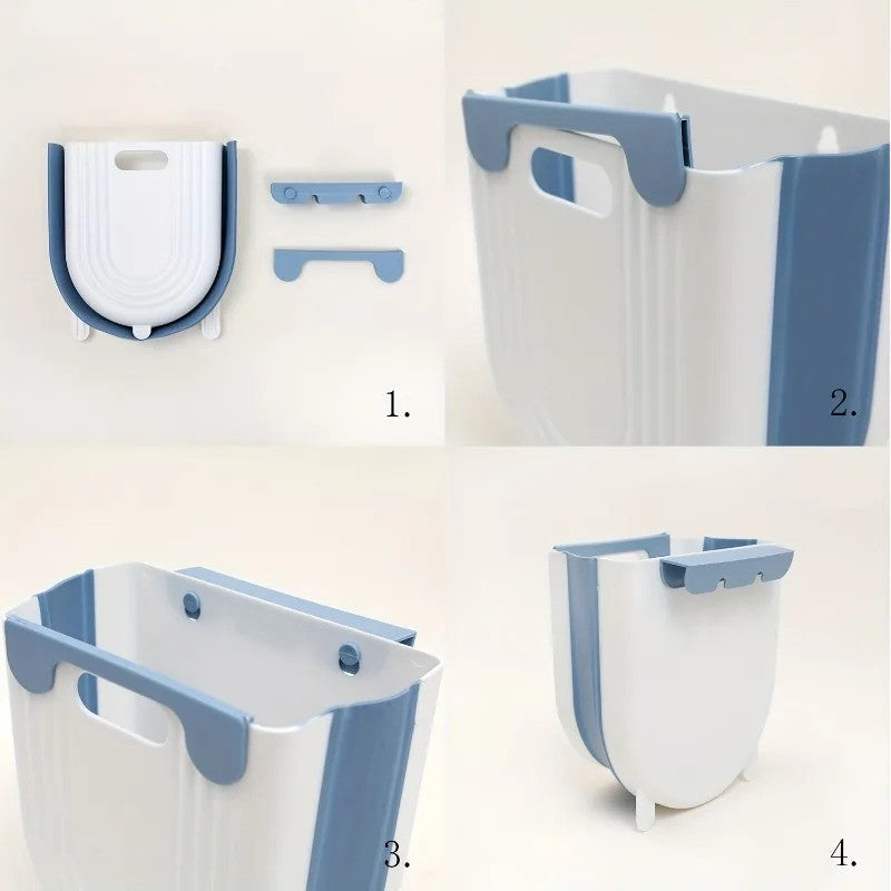 FoldBin™ Hanging Kitchen Trash Can - Mag & Doudy