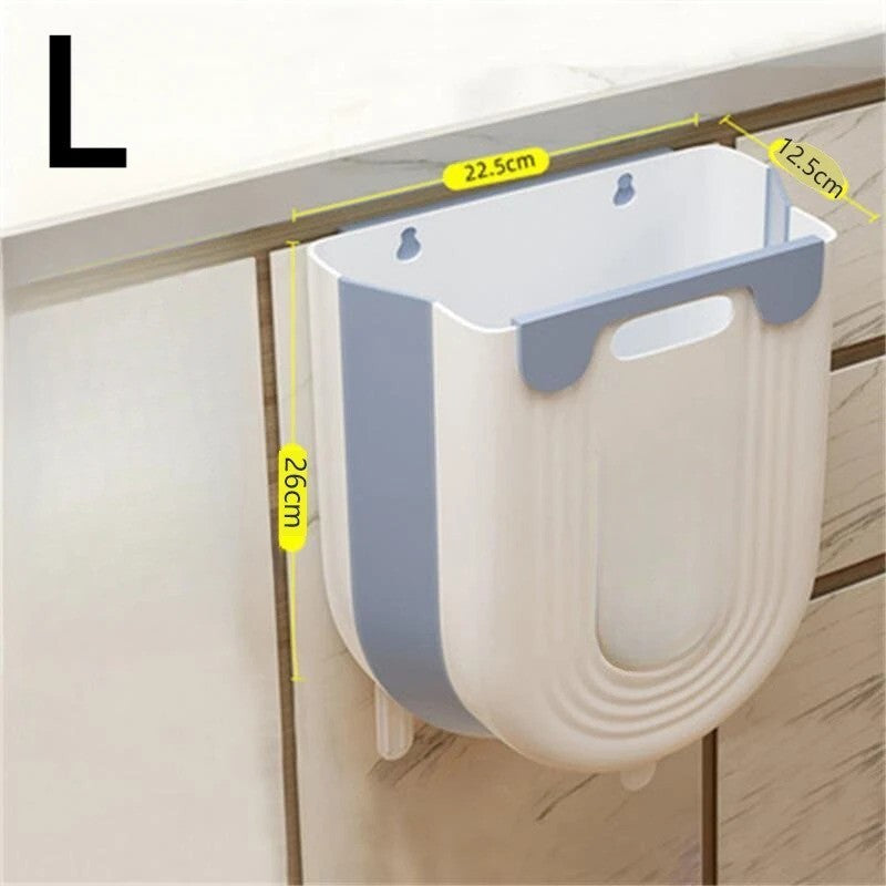 FoldBin™ Hanging Kitchen Trash Can - Mag & Doudy