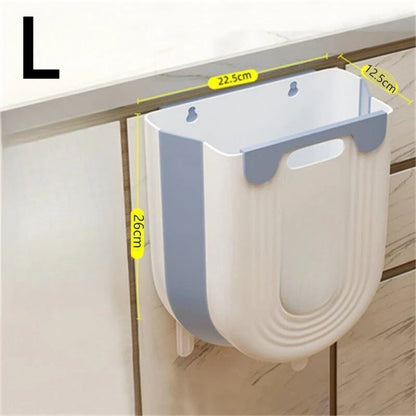 FoldBin™ Hanging Kitchen Trash Can - Mag & Doudy