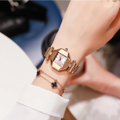 fashionable Glimmerose luxury wristwatch- Mag & Doudy