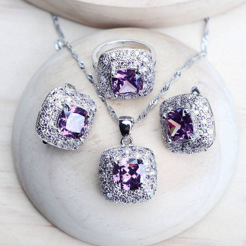 Sparkling zirconia pendant jewelry - Mag & Doudy