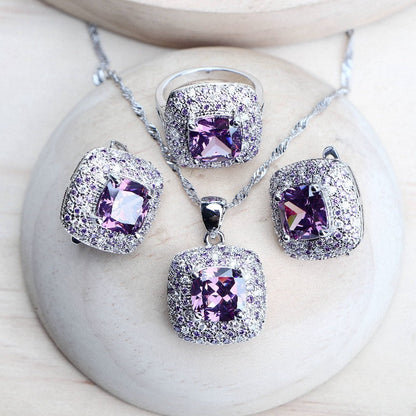 Sparkling zirconia pendant jewelry - Mag & Doudy