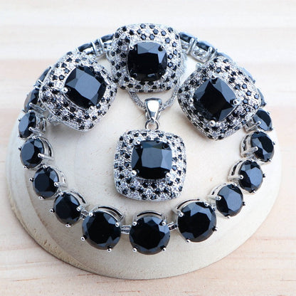 Radiant zirconia crystal pendant - Mag & Doudy