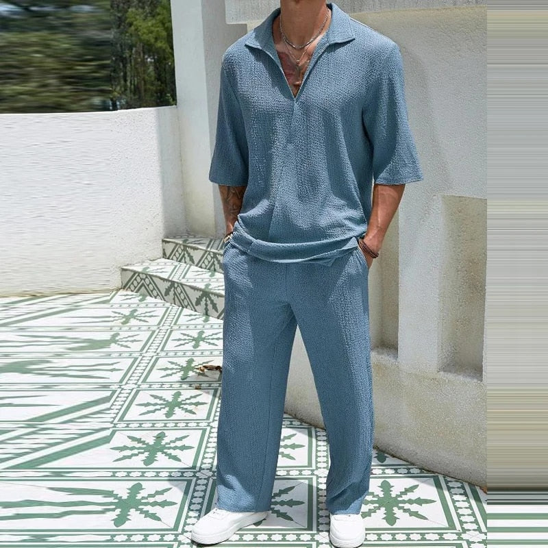 men’s spring summer outfit set