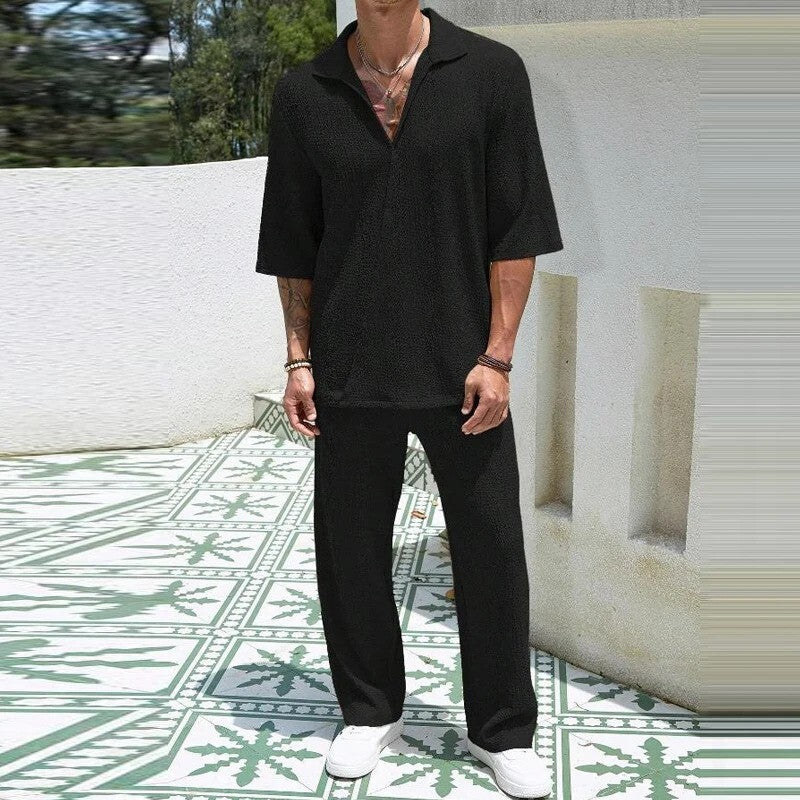 breathable spring outfit men