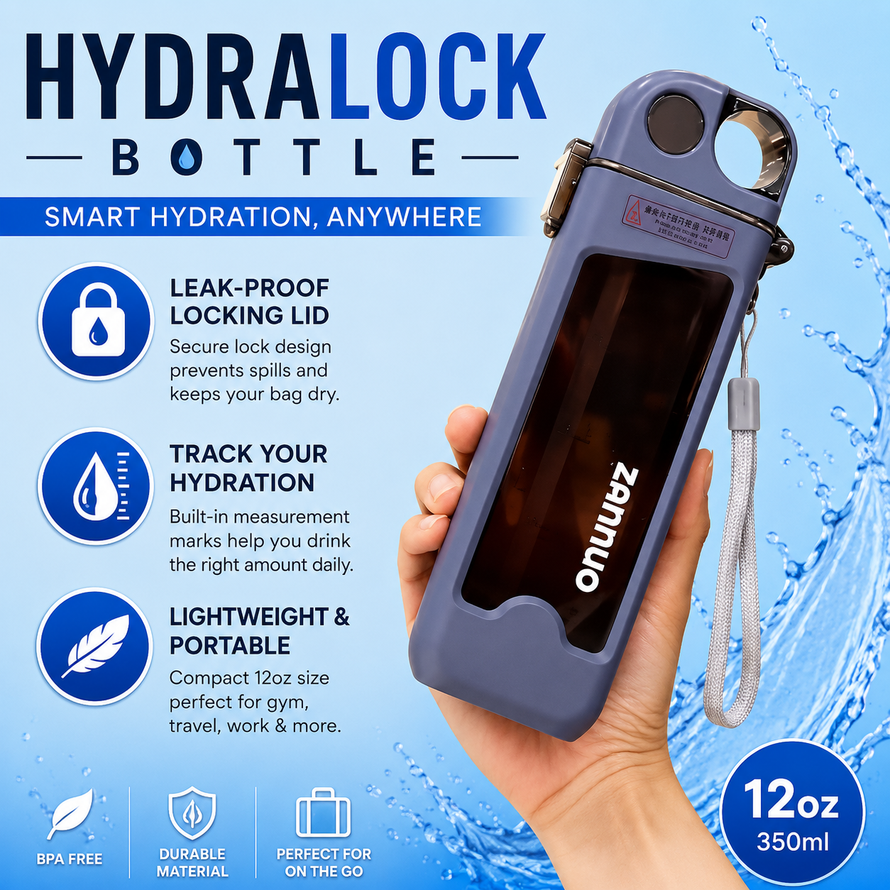 leak proof water bottle