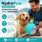 HydraPaw travel water bottle for dogs and owners